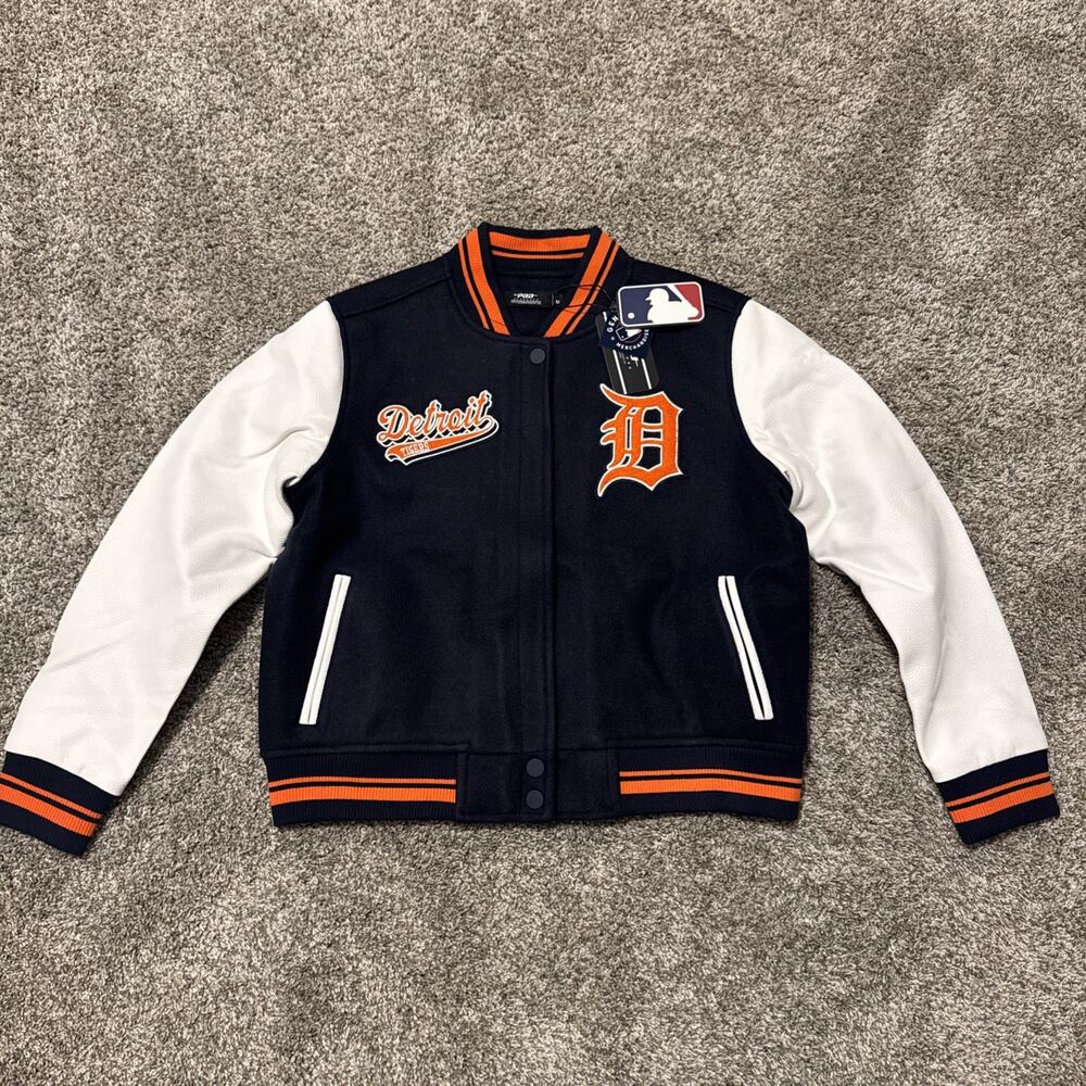 Pro Standard Detroit Tigers MLB Varsity Script Jacket – Womens Size M - Picture 1 of 9